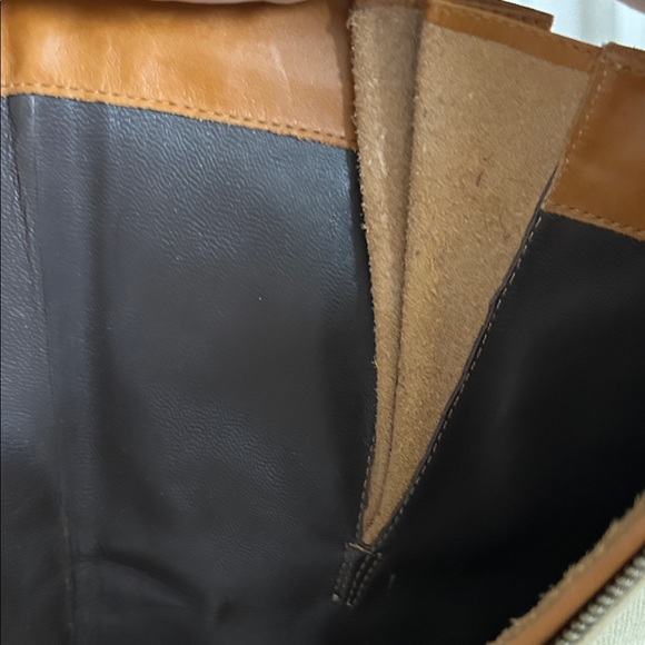 C Label Tan and Cream Heeled Boots - Picture 14 of 16